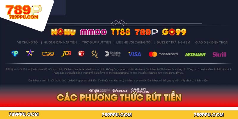 Các Phương Thức Rút Tiền 789p